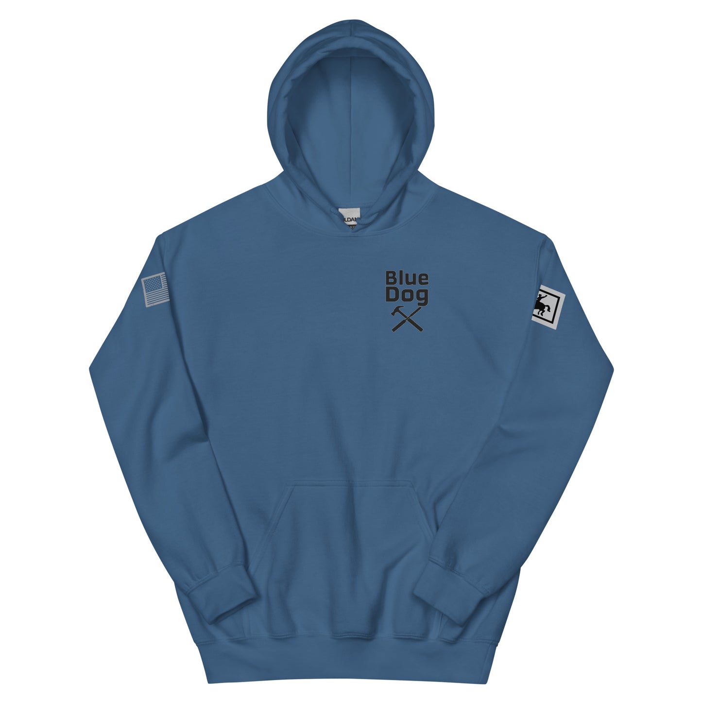Blue Dog Hoodie - Wyomerican