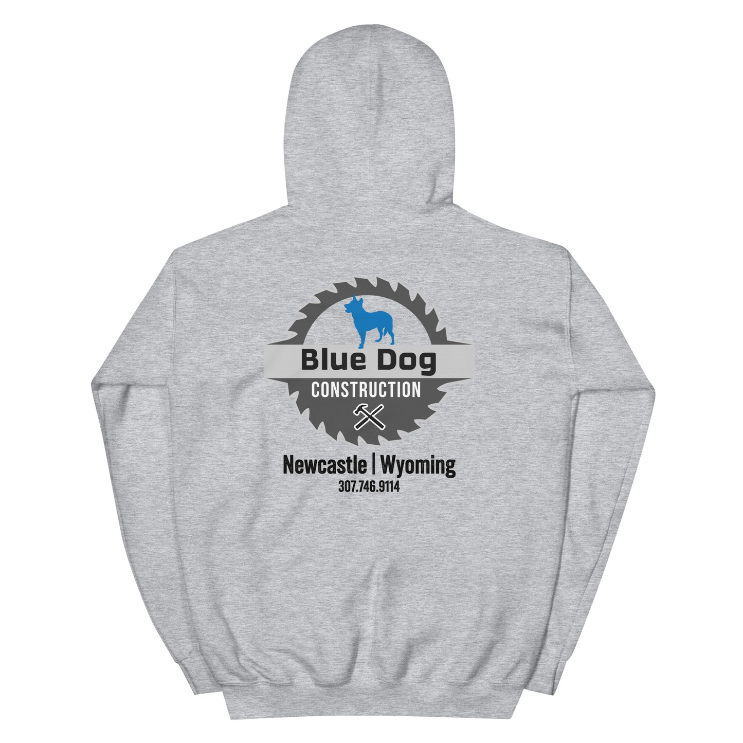 Blue Dog Hoodie - Wyomerican