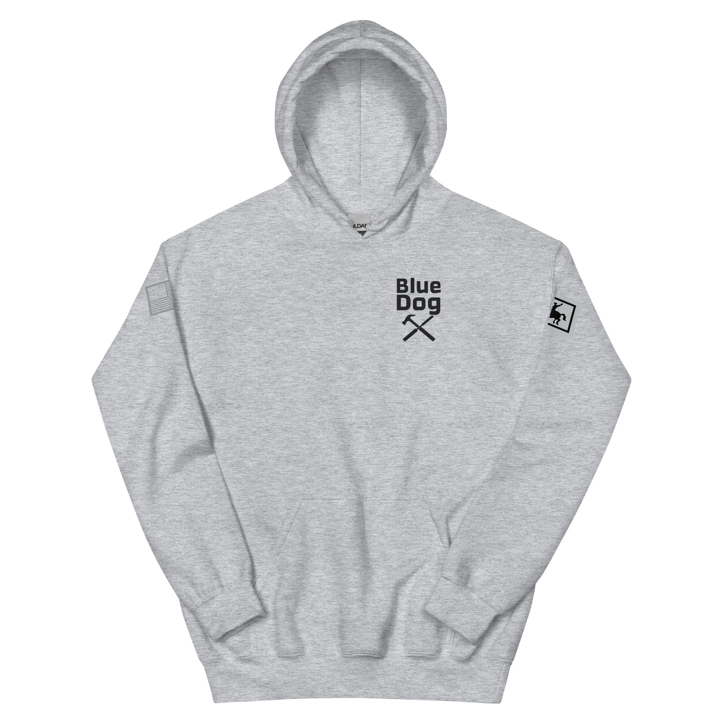 Blue Dog Hoodie - Wyomerican