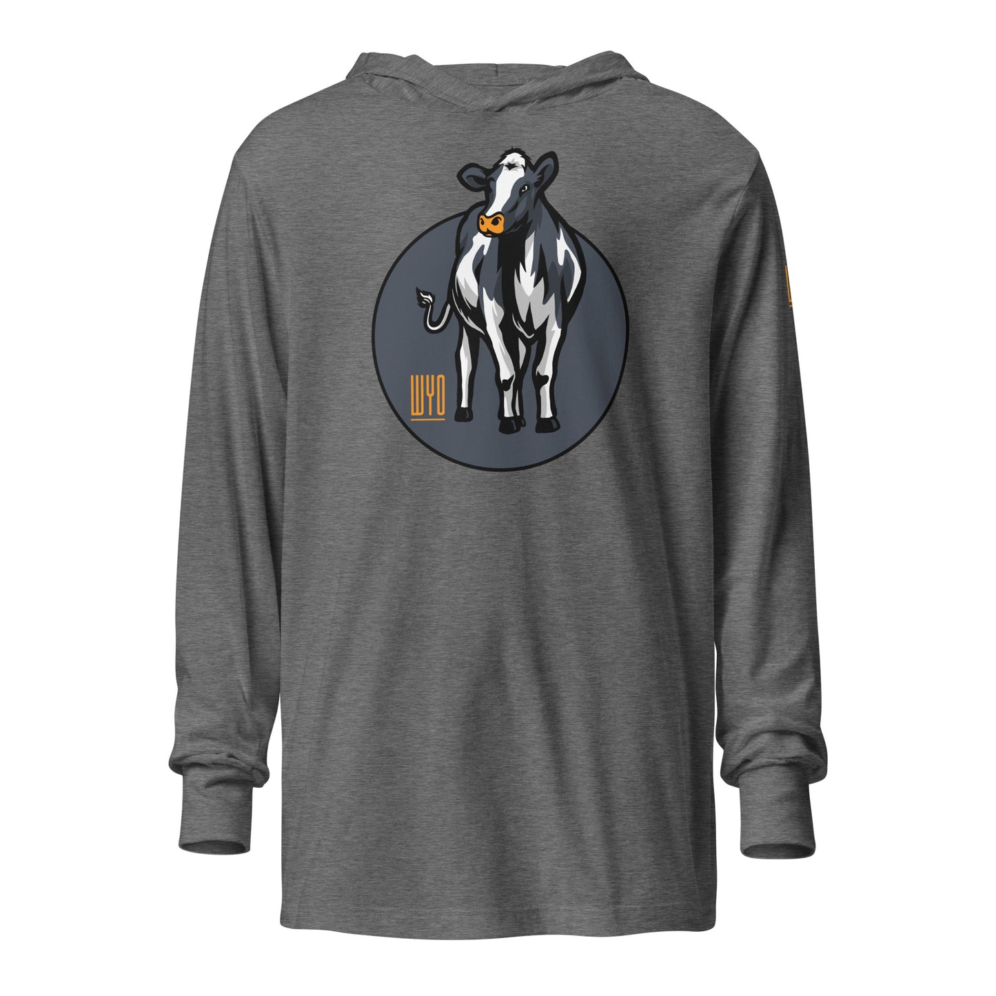 WYO Just Cow Hoodie Tee - Wyomerican