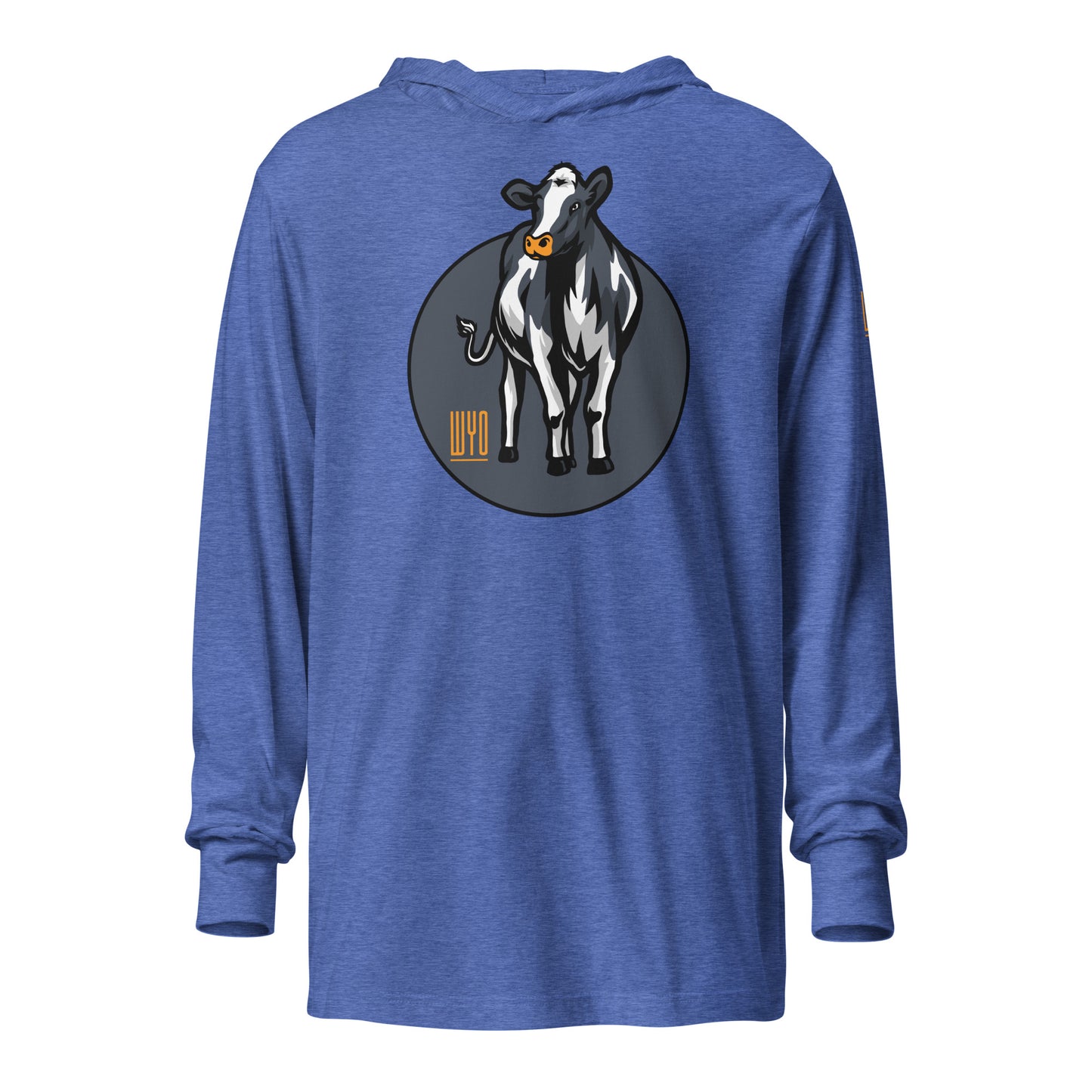 WYO Just Cow Hoodie Tee - Wyomerican