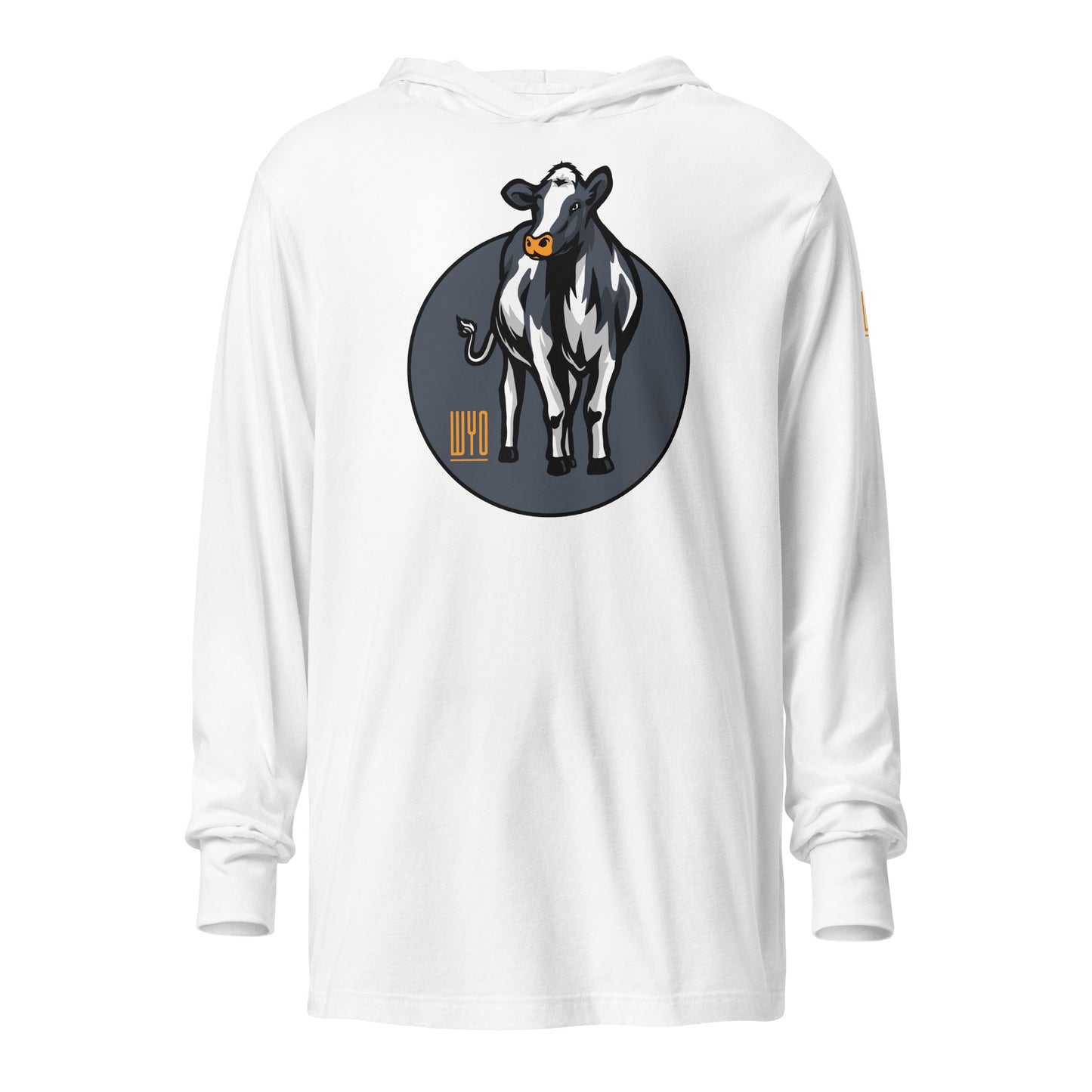 WYO Just Cow Hoodie Tee - Wyomerican
