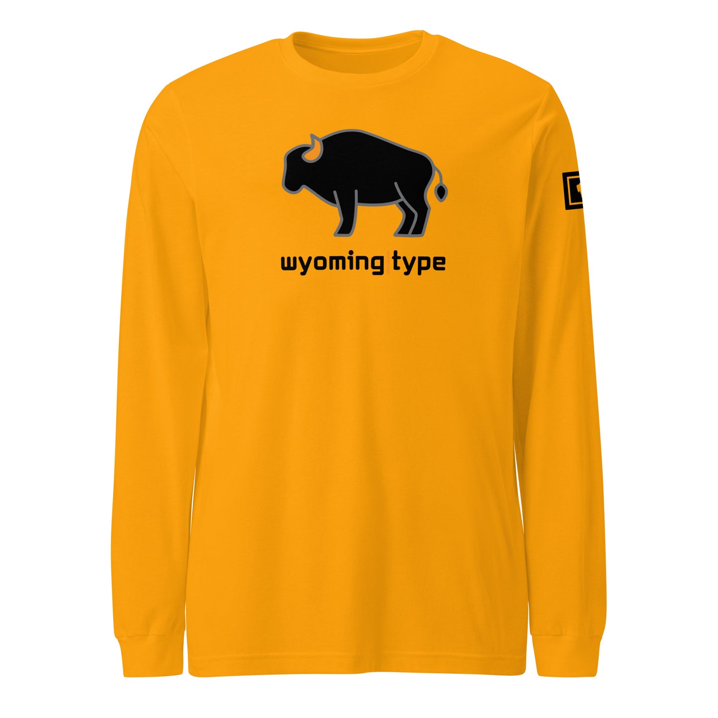 WYO Wyoming Type Long Sleeve Tee - Wyomerican