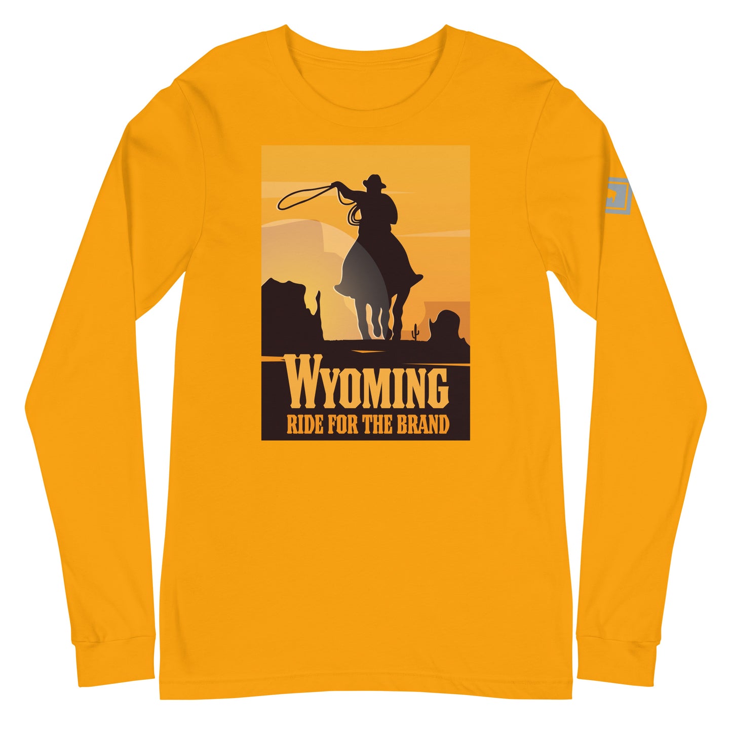 WYO Ride for the Brand Long Sleeve Tee - Wyomerican