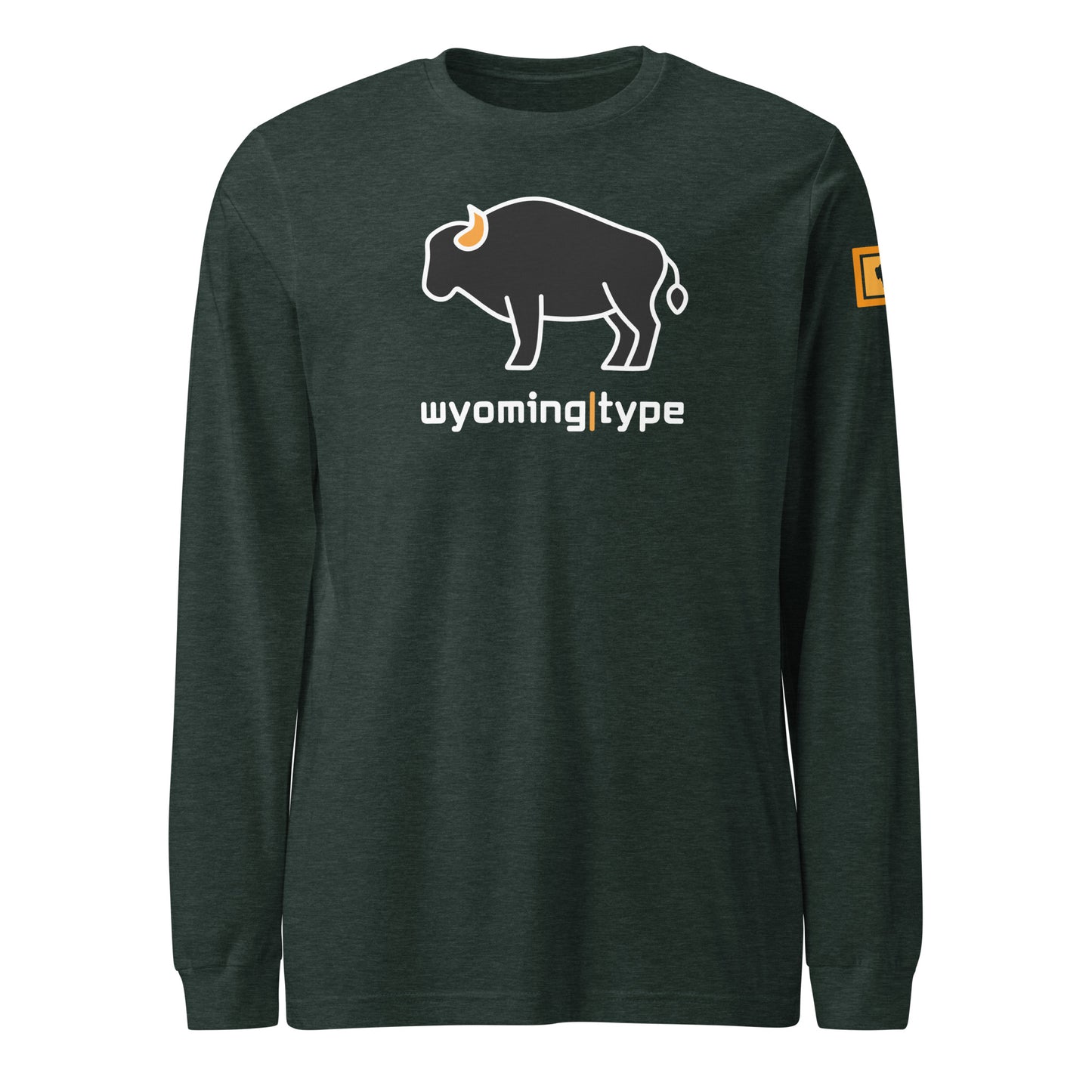 WYO Wyoming Type Long Sleeve Tee - Wyomerican