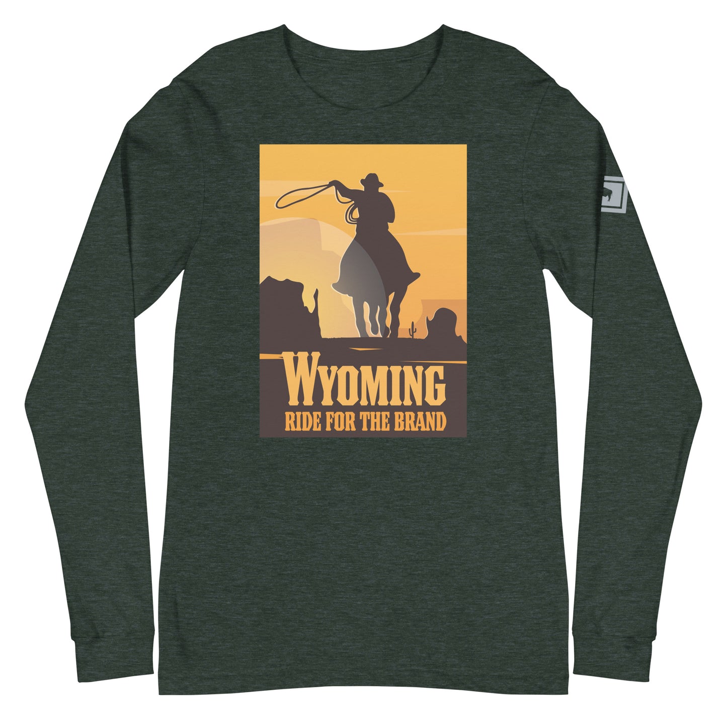 WYO Ride for the Brand Long Sleeve Tee - Wyomerican