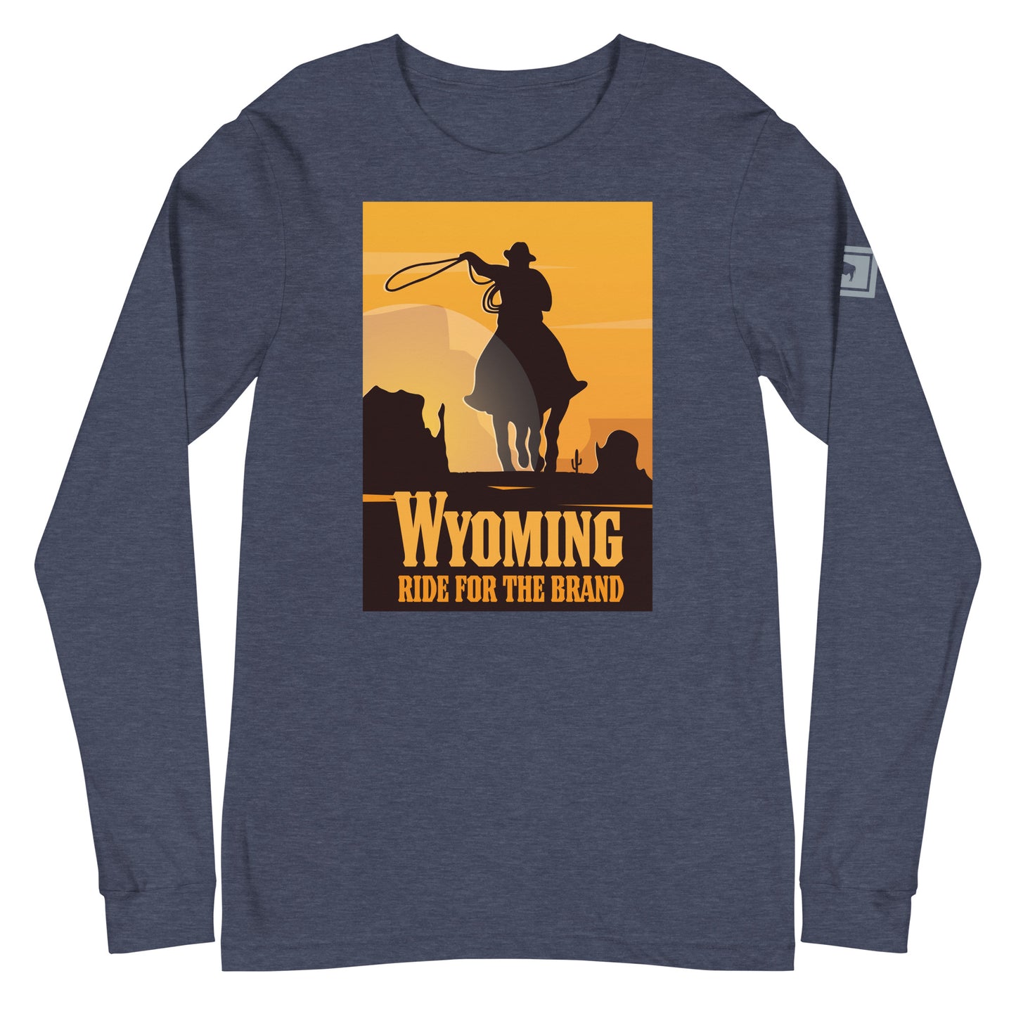 WYO Ride for the Brand Long Sleeve Tee - Wyomerican