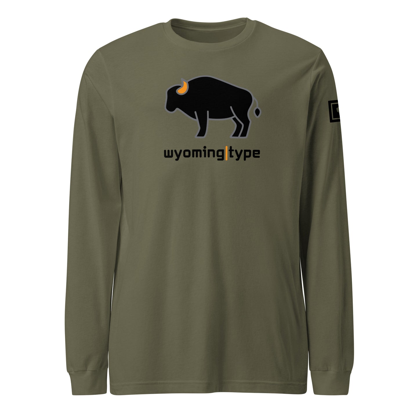 WYO Wyoming Type Long Sleeve Tee - Wyomerican