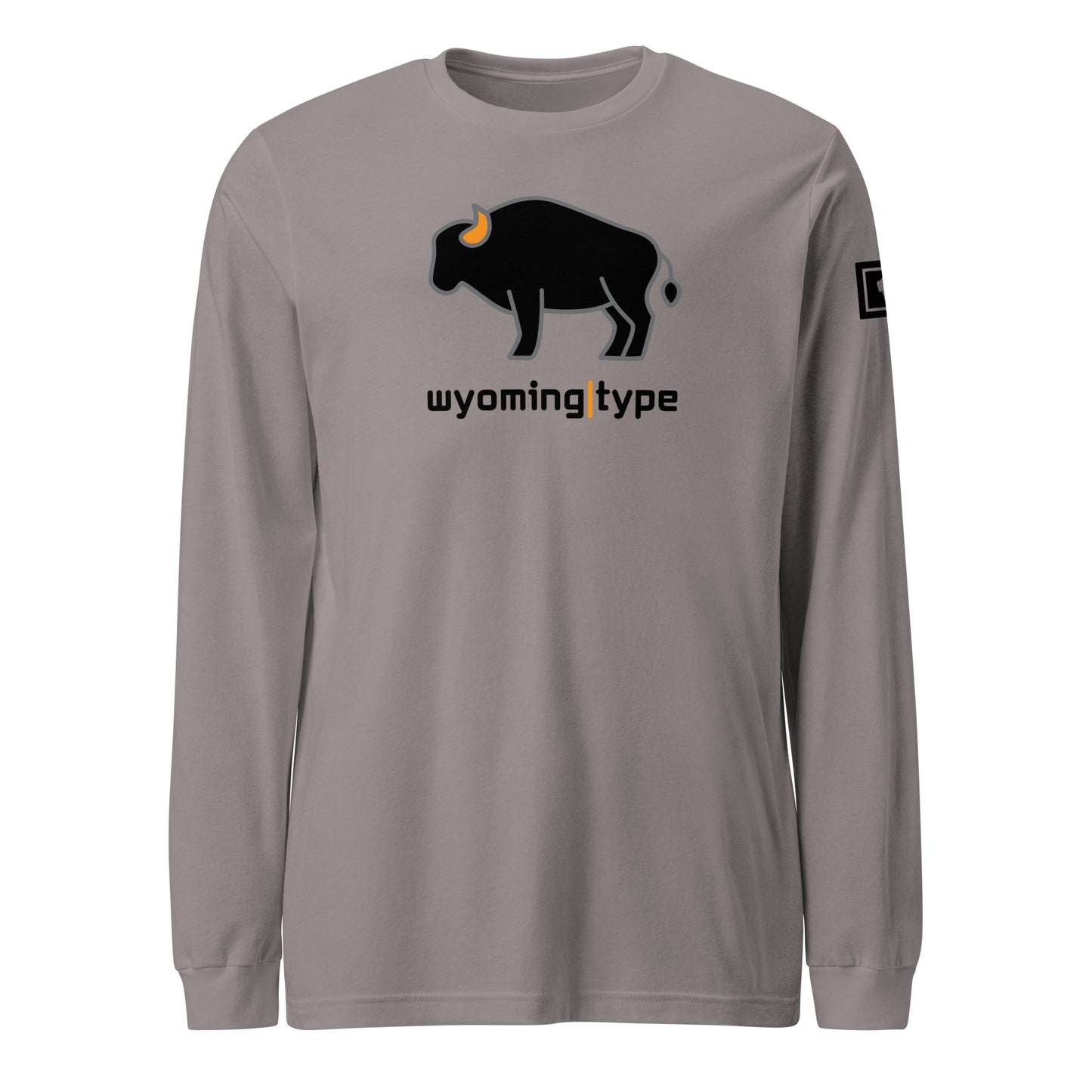 WYO Wyoming Type Long Sleeve Tee - Wyomerican