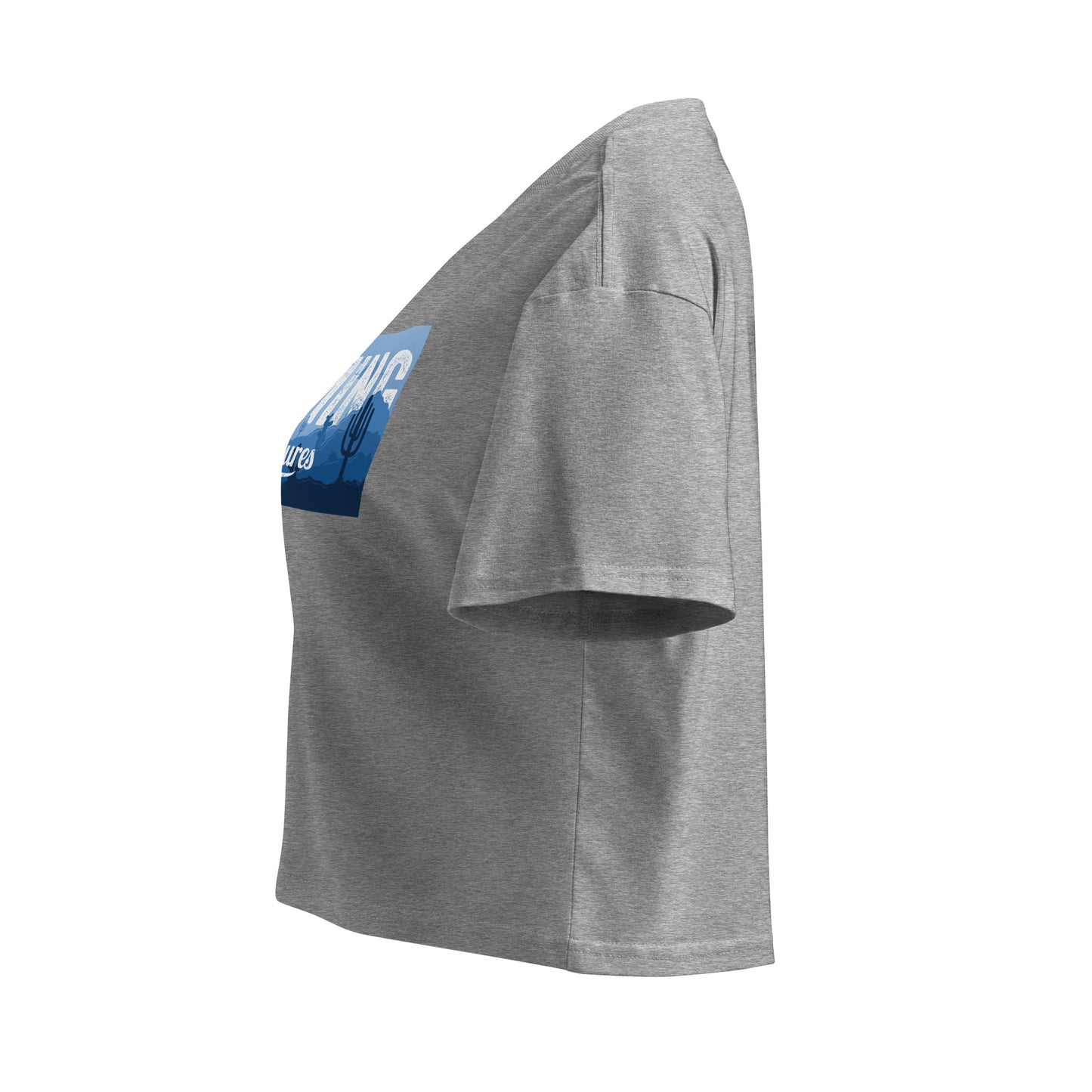WYO Wyoming Adventures Crop Tee - Wyomerican