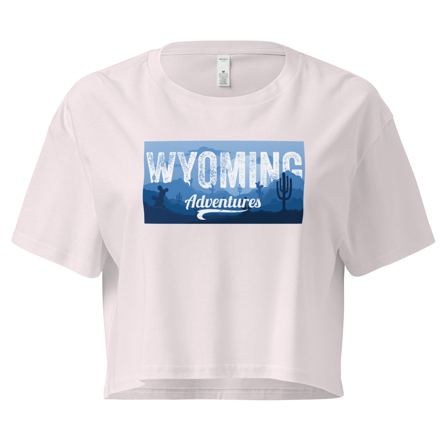 WYO Wyoming Adventures Crop Tee - Wyomerican