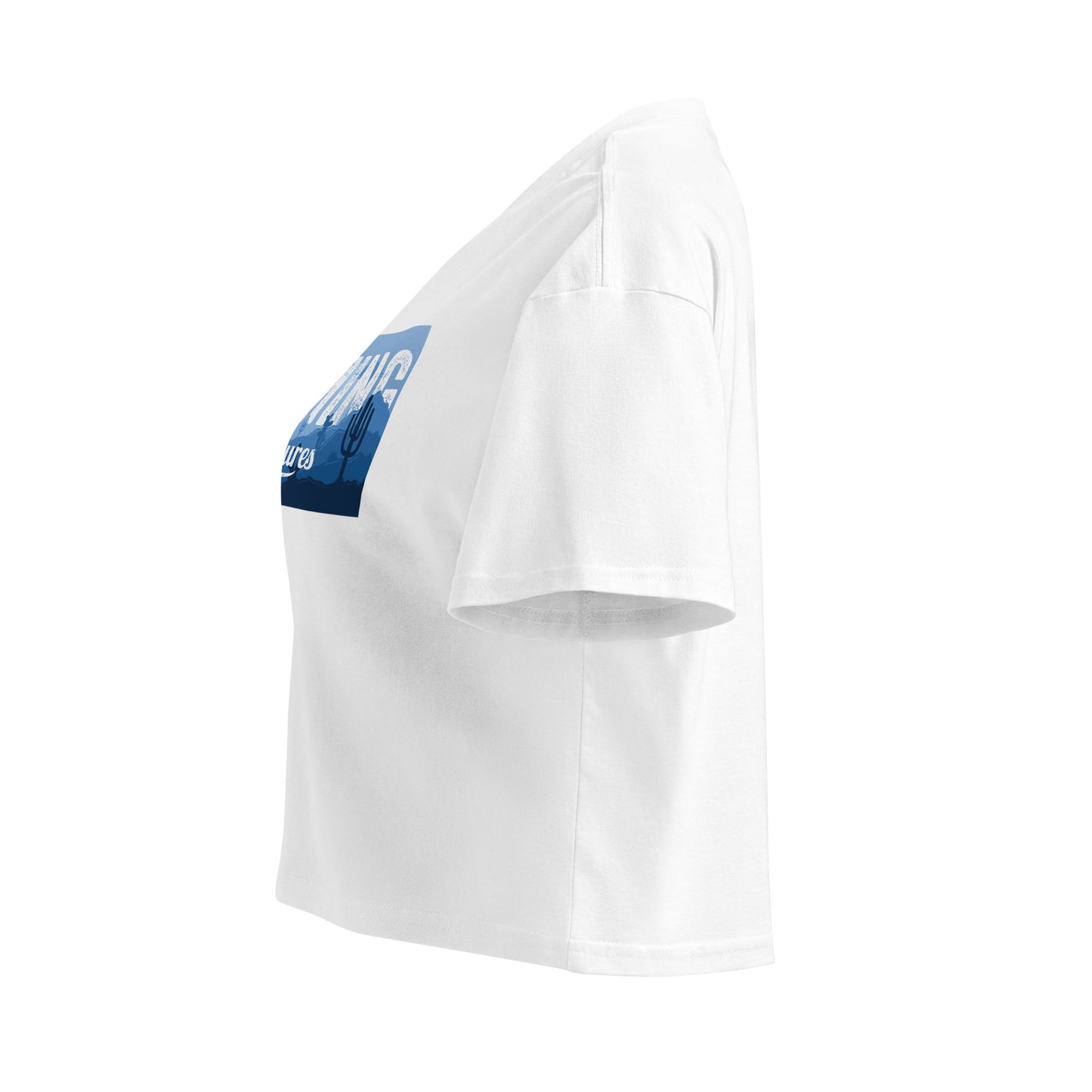 WYO Wyoming Adventures Crop Tee - Wyomerican