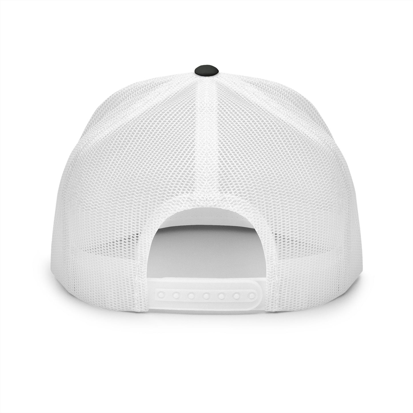BLU DOG Trucker Cap — Retro Distressed Logo Mesh Snapback