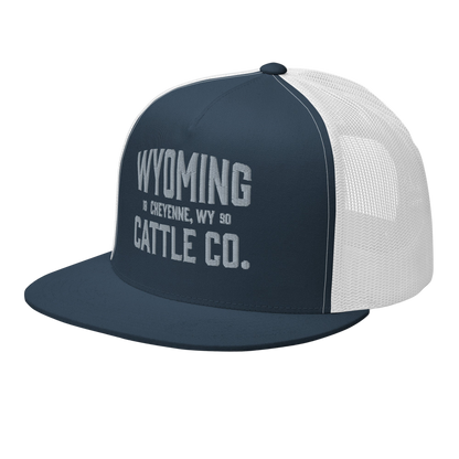 WYO CATTLE CO SILVER SNAPBACK TRUCKER