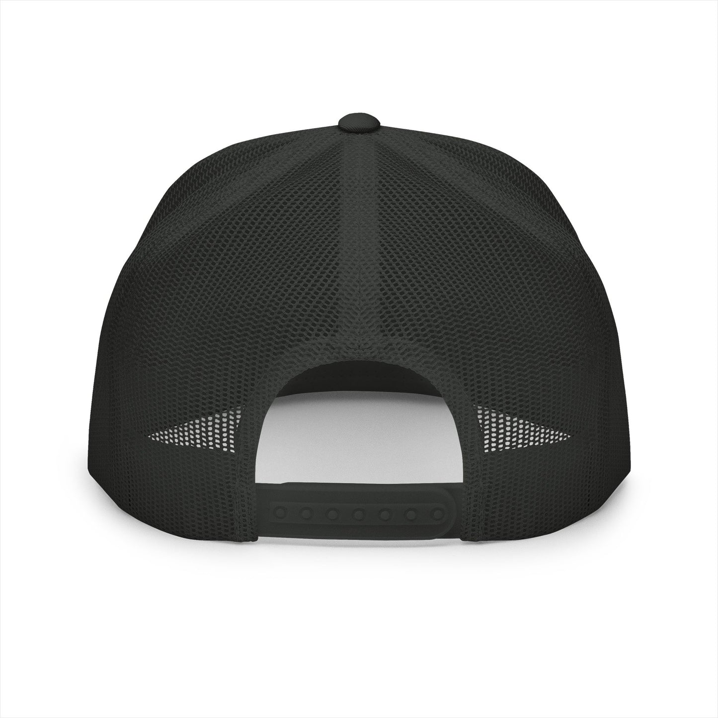 BLU DOG Trucker Cap — Retro Distressed Logo Mesh Snapback