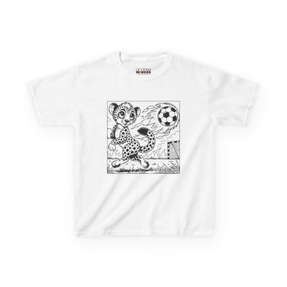 DoodleWear Soccer Cheetah Cotton™ Tee Kit